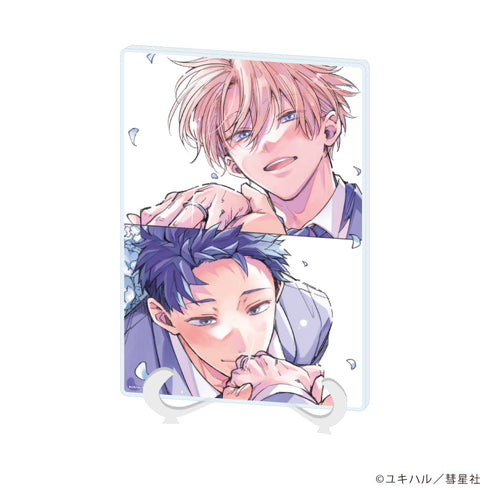 『Glanz BL comics』アクリルアートボード(A5サイズ)02/食らいついてよ、旦那さま(公式イラスト)